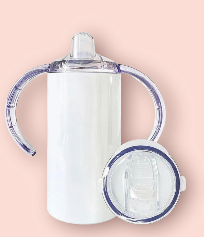 12OZ Blank Sublimation Sippy Cup